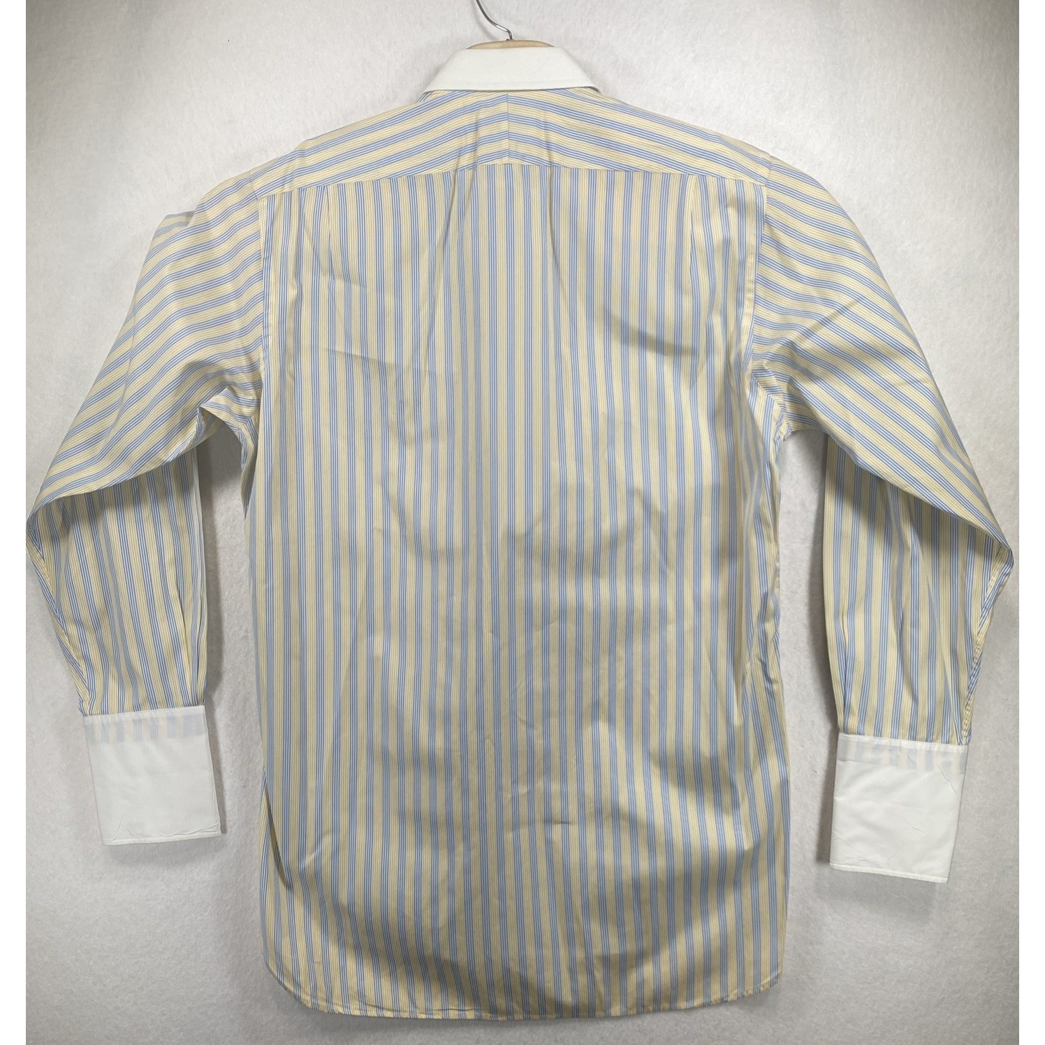 Vintage Hilditch & Key Shirt Men 16 Dress Formal Button Up French Cuff C83 — image 4 of 6